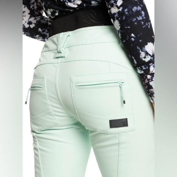 NEW $200 Roxy Rising High Shell Snow Pants in Fair Aqua Women’s Pants Size M - Picture 6 of 16